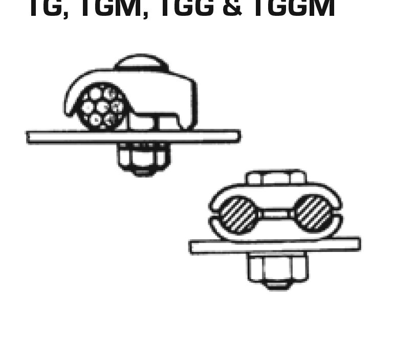 TG, TGM Series – Ground Connector-Tower/Bar 1-Wire