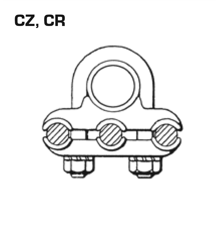 CR Series – Raised Floor Pedestal Clamps