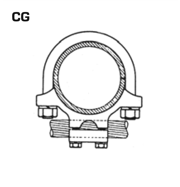CG Series – Large Pipe Clamps