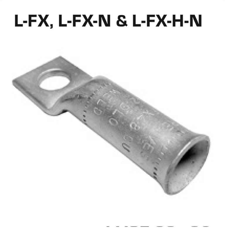 L-FX, L-FX-N Series – CU Compression Lugs – Flex