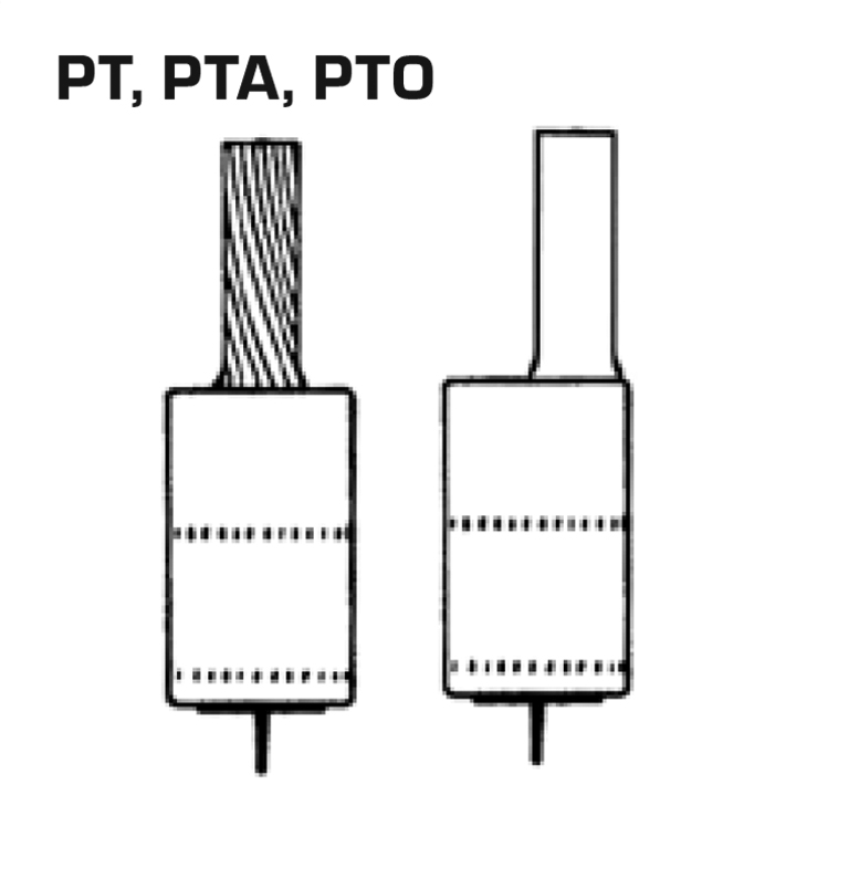 PT, PTA, PTO Series – AL Pin Terminal Adapters