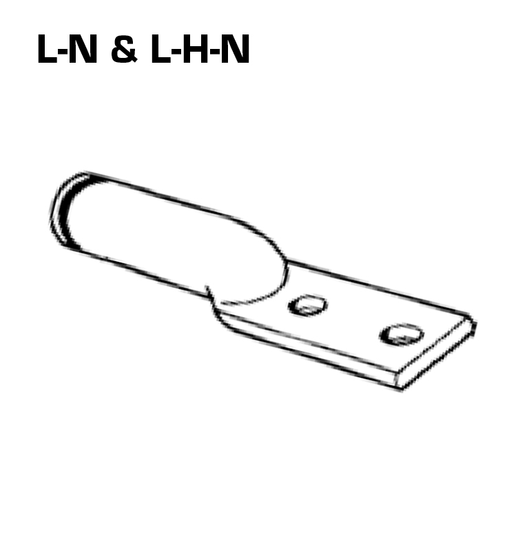 L-N, L-H-N Series – CU Compression Lugs